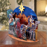 Conjunto decorativo de aldea "El Viaje de los Reyes Magos" de D. Gelsinger - Decoración navideña - 852768