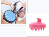 Silicone Scalp Brush for Cleaning and Massage