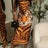 Ladies' Tiger Print Slim Fit Casual Dress - Lootquake