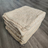 Tapis de couchage en polaire Sherpa ultra doux pour toutes races et tailles, couverture chaude et apaisante pour chien - Lavable en machine