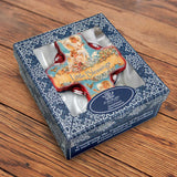 Adorno de cruz de cristal con icono de pequeñas bendiciones de D. Gelsinger - Decoración navideña - 758-023-DG