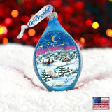 Adorno de cristal para la noche de Navidad de G. DeBrekht - 757-081