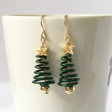 Christmas Earrings Tree Star DIY Earrings - Lootquake