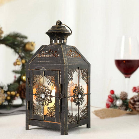 9.5" High Decorative Candle Lantern-3
