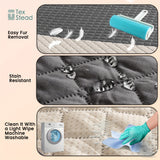 Waterproof & Non-Slip Dog Mattress Cover for Beds, Sofas, Cars | Super Soft Pet Blanket with Incontinence Protection | Machine Washable Furniture Protector Pad, Puppy Bedspread, Durable Dog Carpet
