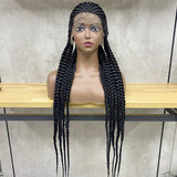 Stretch Mesh Chemical Fiber Head Cover 9 Strand Braid Wig - Lootquake