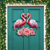 Flamingos Love Holiday Door Decor by G. Debrekht - Love Kids Family Decor - 8611039H