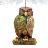 Owl Wooden Ornaments Halloween by G. DeBrekht - Thanksgiving Halloween Decor - 8158912
