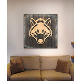 Celtic Wolf Art Wooden Wall Art by Celtic Art - Celtic Decor - 953165B