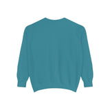 Customizable Unisex Garment-Dyed Sweatshirt, Personalized Gift, Cozy Streetwear, Casual Outfit, Unique Design Sweatshirt