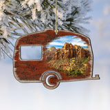 Camper Woodsy Wooden Ornaments by G. DeBrekht - Wildlife Holiday Decor - 8198431-2