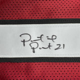 Framed Autographed/Signed Patrick Peterson 35x39 Arizona Red Football Jersey JSA COA