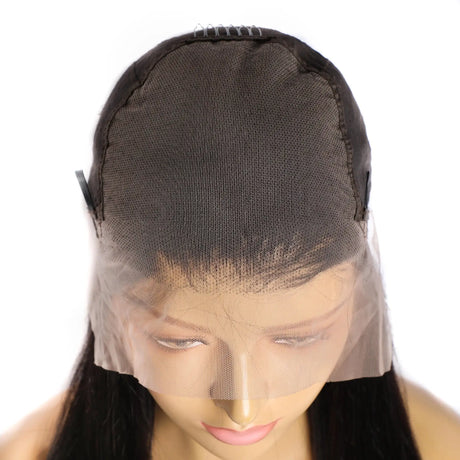 Real Human Hair Wig Lace Hair Set 9a Hair Quality Straight Hair - Lootquake