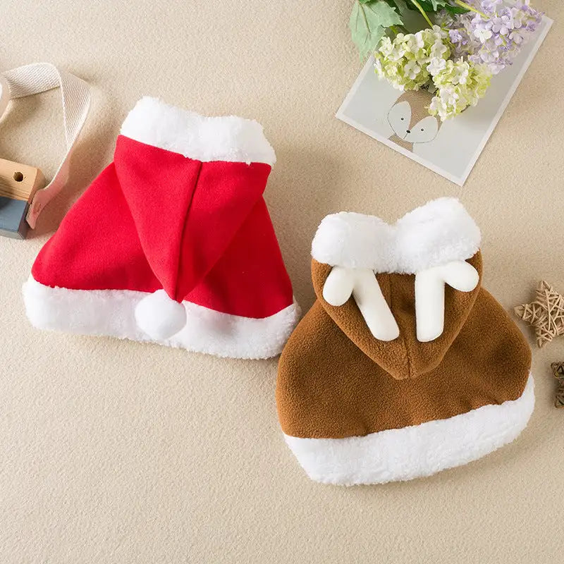 Pets Christmas Cloak Red Shawl Pet Products - Lootquake