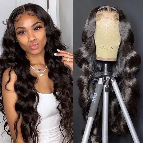 Loose Deep Wave13x4 Transparent Lace Human Hair Sleeve - Lootquake