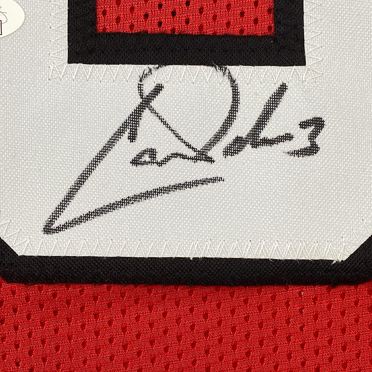 Camiseta de fútbol americano enmarcada, autografiada y firmada por Carson Palmer, 35 x 39, color rojo de Arizona, JSA COA
