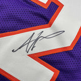 Camiseta de baloncesto morada Phoenix de Amare Stoudemire, enmarcada, autografiada y firmada, 35 x 39, Beckett BAS COA
