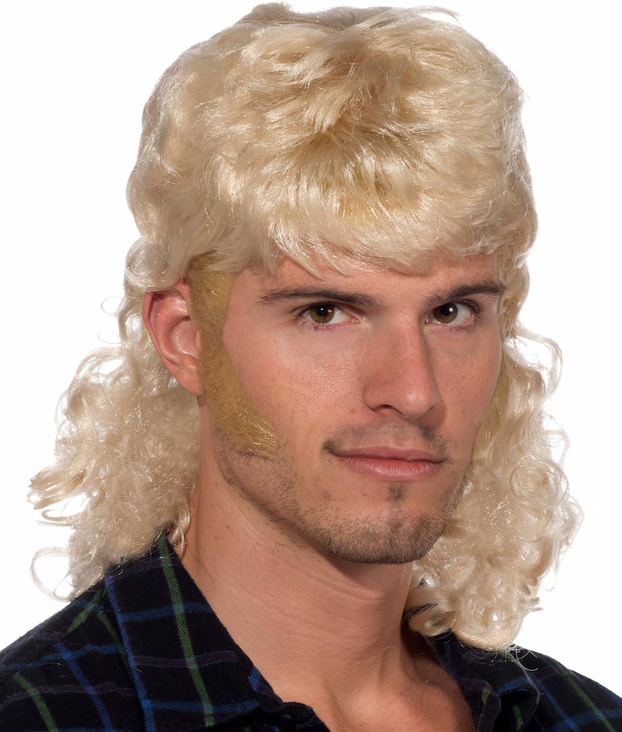 Blonde Mullet Wig