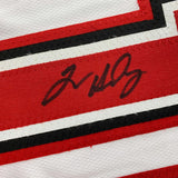 Framed Autographed/Signed Tim Hardaway 35x39 Miami White Basketball Jersey JSA COA