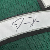 Camiseta de fútbol verde de los Philadelphia Eagles, enmarcada, autografiada y firmada por Jason Peters, 35 x 39, JSA COA