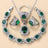 Earrings Necklace And Ring For Women 4 PCs Set - Lootquake