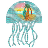 Coastal Jellyfish Coastal Door Decor by G. DeBrekht - Coastal Holiday Decor - 8198513H