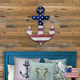 Decoración navideña para puerta con ancla americana - Decoración navideña americana - 8198913H