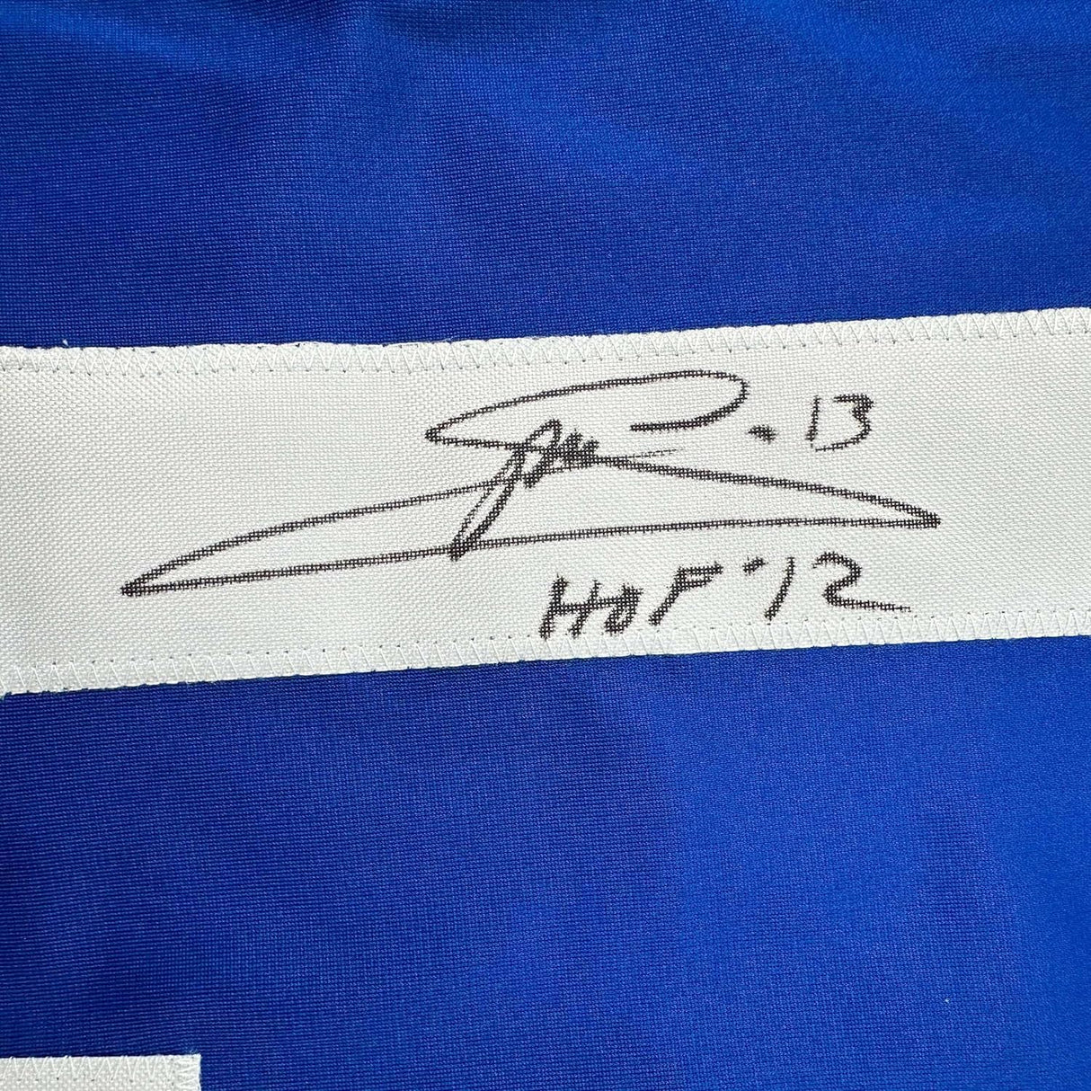 Tapetes enmarcados, autografiados y firmados Sundin 35x39 HOF 12 Toronto Blue Hockey Jersey JSA COA