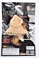 Witch Nose and Chin Set Costume Accessory