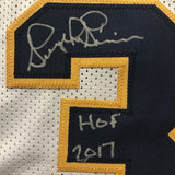 Autographed/Signed George McGinnis HOF 17  Indiana White Basketball Jersey JSA COA