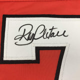 Camiseta de hockey naranja de Filadelfia autografiada/firmada por Ron Hextall (JSA COA)