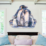 Arte mural de vida silvestre "Sno Buddy Like You" - J. Bergsma - Decoración navideña de vida silvestre - 8591659W-JB