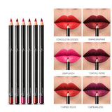 Waterproof Nude Lip Liner 36 Colors, Non-smudge
