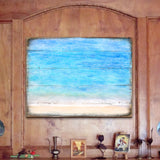 Decoración de pared hecha a mano de madera de playa Spataro para el hogar costero