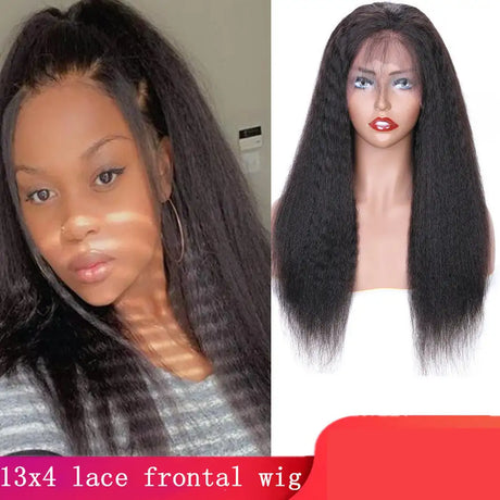 Yaki 13x4 Lace Frontal Wig Kinky Straight - Lootquake