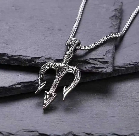 Sea King Trident Cross Border Necklace Pendant - Lootquake