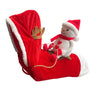 Dog Christmas Clothes Santa Claus Riding Deer - Lootquake