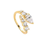 Light Luxury Minority High-grade Full Diamond Snake Ring - Lootquake