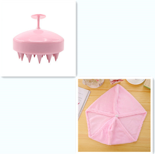 Silicone Scalp Brush for Cleaning and Massage