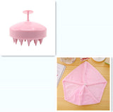 Silicone Scalp Brush for Cleaning and Massage