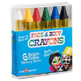 6 Color Face Paint Crayons