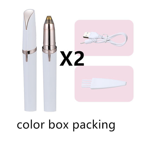 Eyebrow Epilator Maquiagem Profissional Completa Trymer Do Brwi Eye Brow Trimmer For Rasoir Visage Femme Make Up Eye Brow Shaper - Lootquake