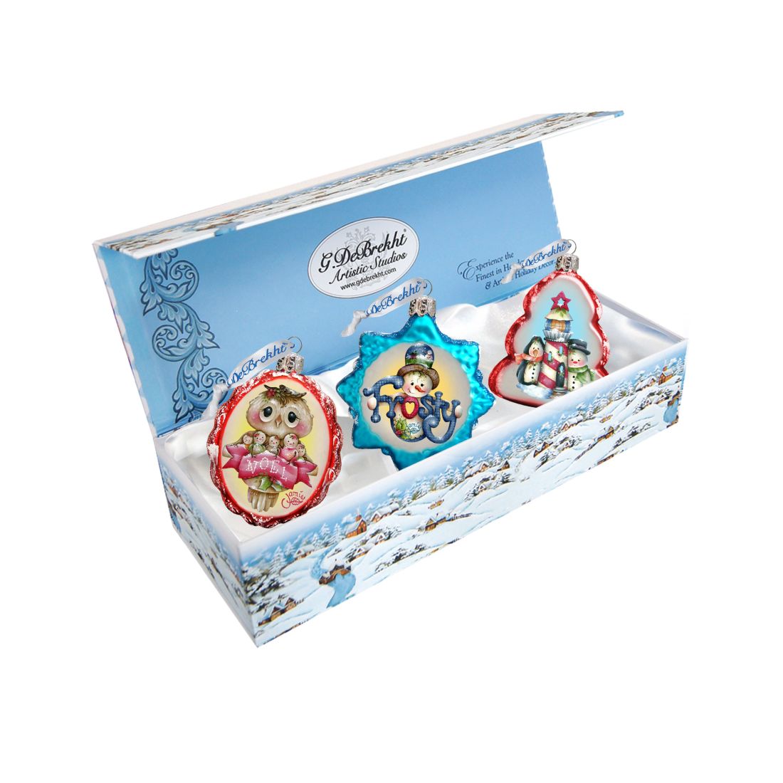 Adornos navideños de cristal de mercurio de Jamie Mills-Price - Decoración navideña - 770138S3-MP