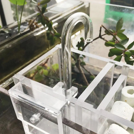 Put The Wet Filter Box On The Filter To Separate The Fish Tank - Lootquake