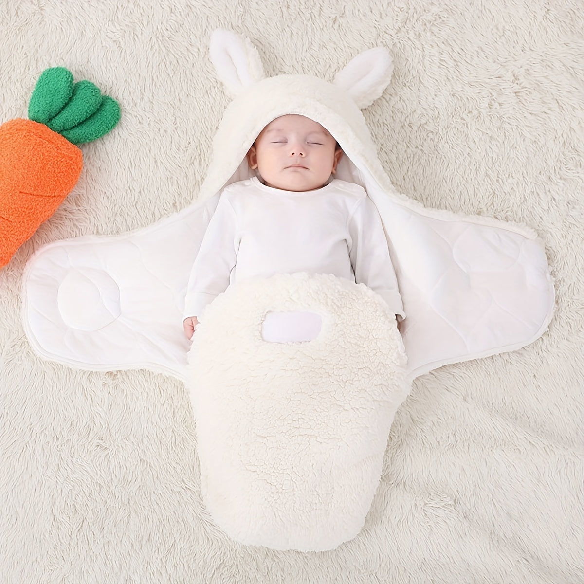 Gigoteuse luxueuse et douce pour bébé - Couverture douillette et chaleureuse pour les 0 à 6 mois - Gigoteuse sécurisée pour filles et garçons - Cadeau unisexe idéal pour Noël, Halloween et Thanksgiving