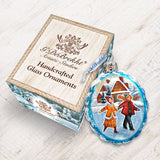 Fun Skiing Mercury Glass Ornament by G. DeBrekht - Christmas Decor - 773022