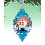 Winter House Glass Ornament by G. DeBrekht - Christmas Decor - 74174