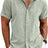 Men's Shirt Short Sleeve Casual Buckle - Lootquake