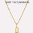 Personalized Stainless Steel Necklace Customization - Lootquake