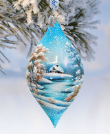 Wonderland Drop Glass Ornament by G. DeBrekht - Christmas Décor - 74170